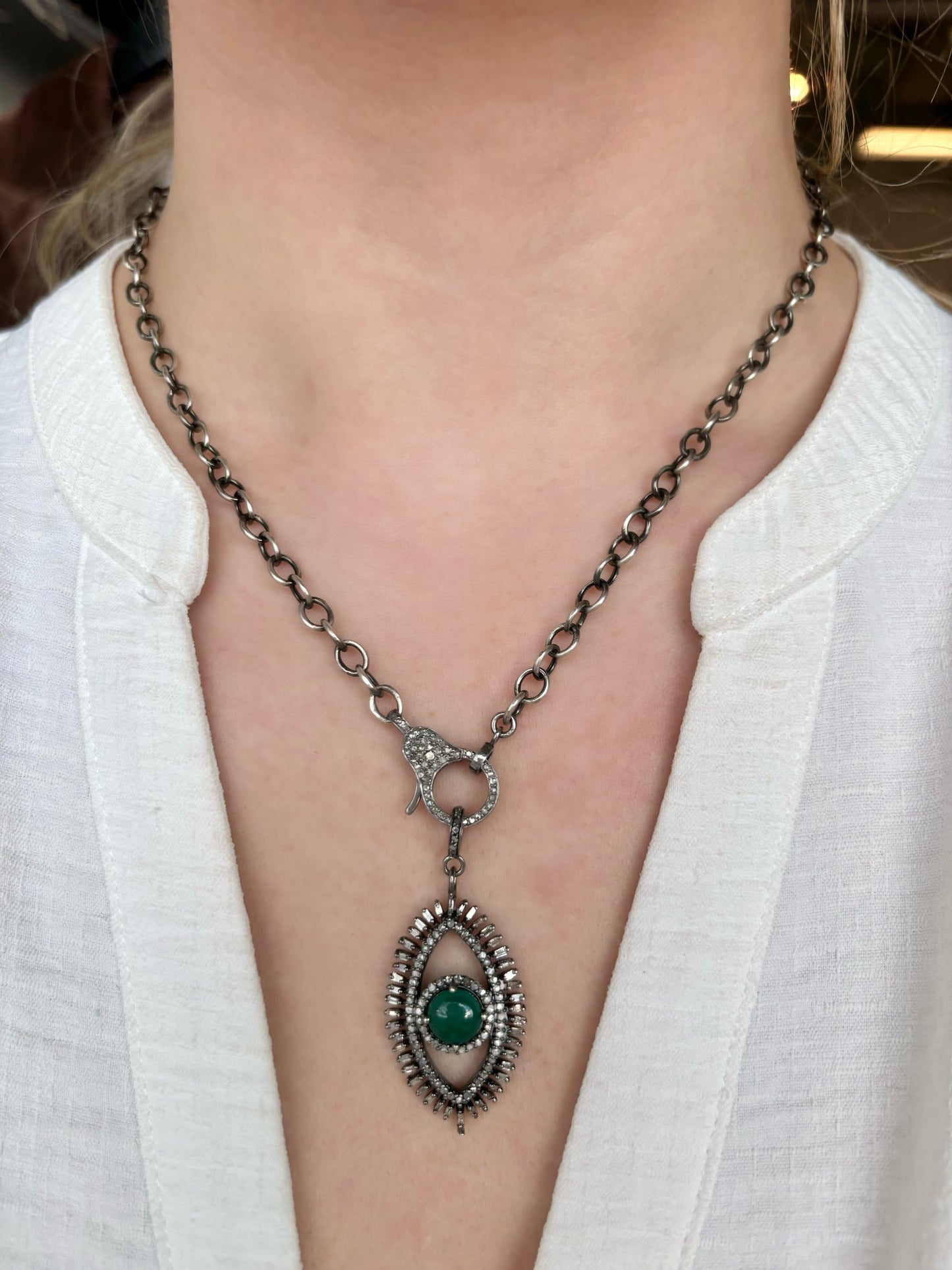 Sample Sale Evil Eye Pendant