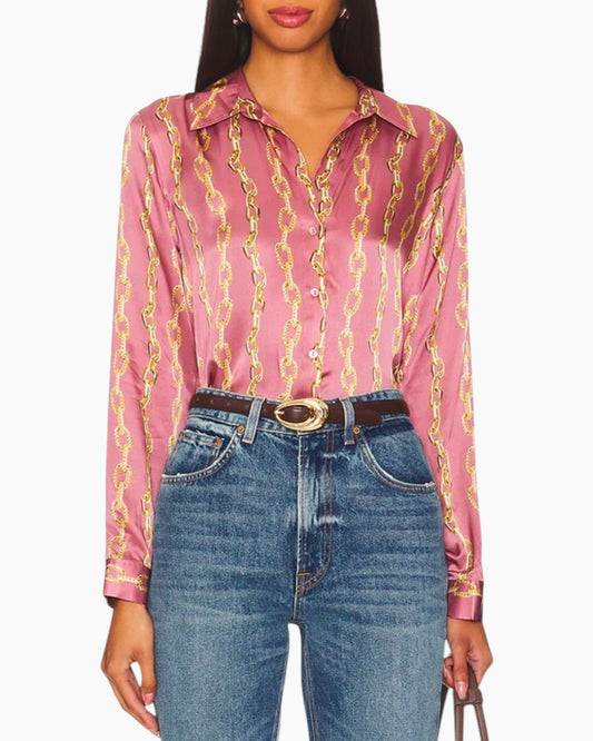 L'Agence Tyler Silk Blouse