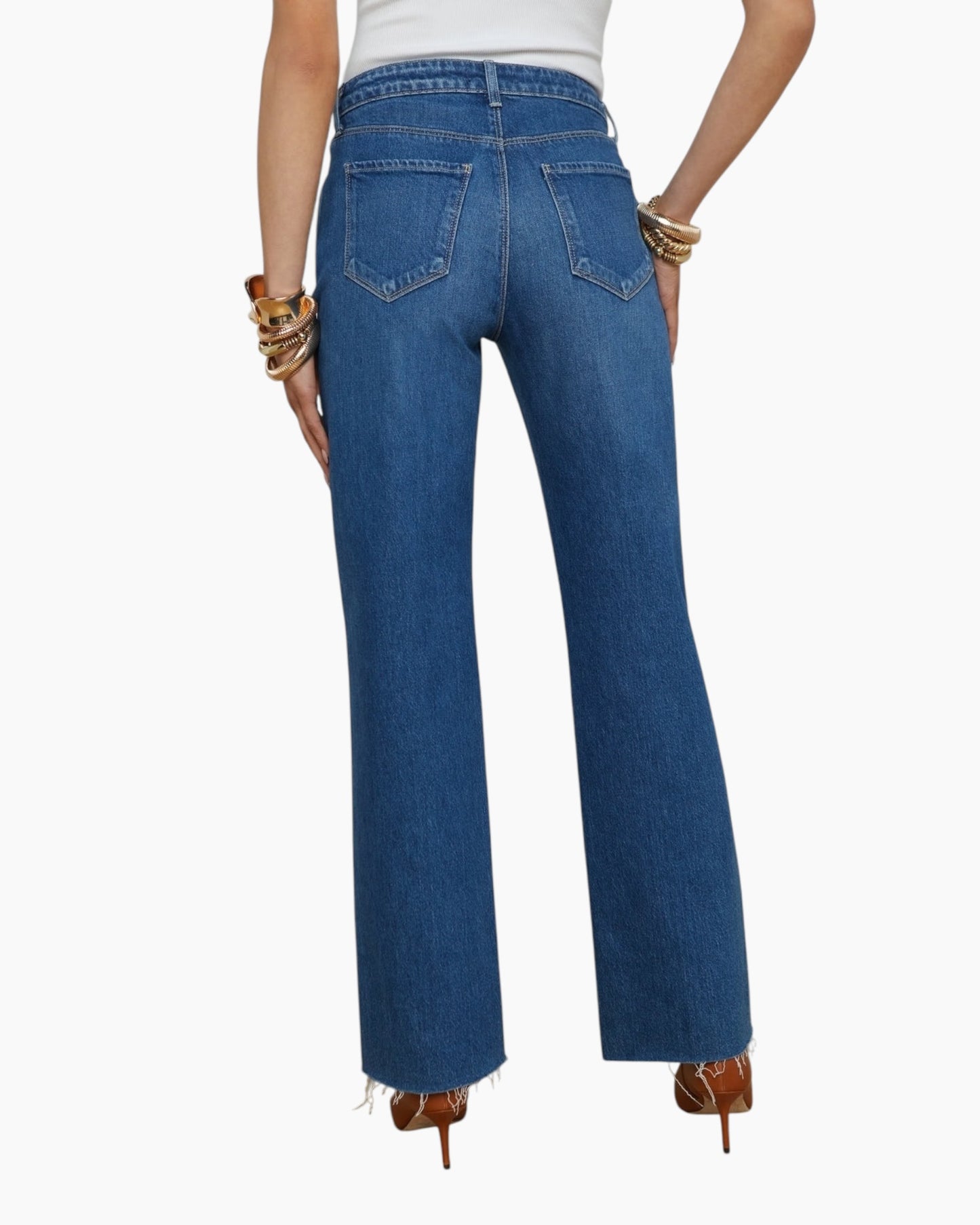 L'Agence Tiana Wide Leg Jean