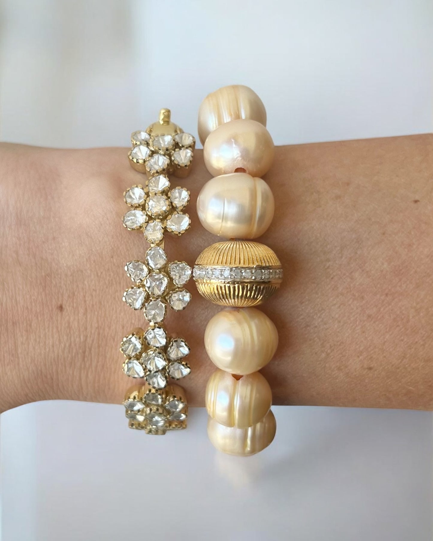 The Woods Champagne Pearl Bracelet