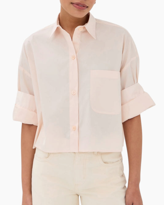 TWP Next Ex Cropped Shirt in Superfine Cotton