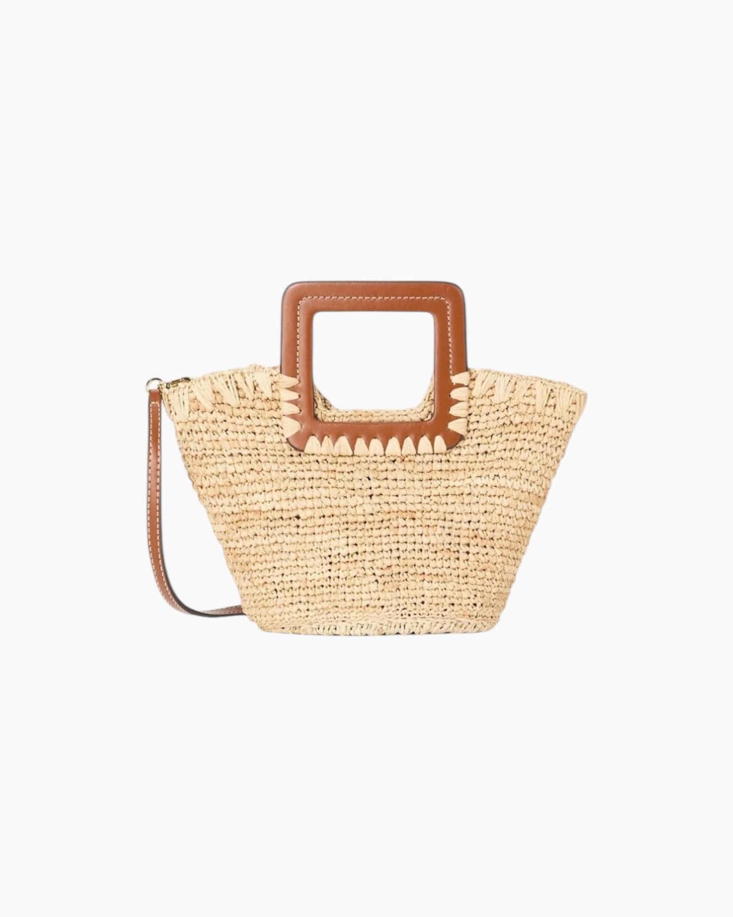 Staud Shirley Raffia Mini Bag