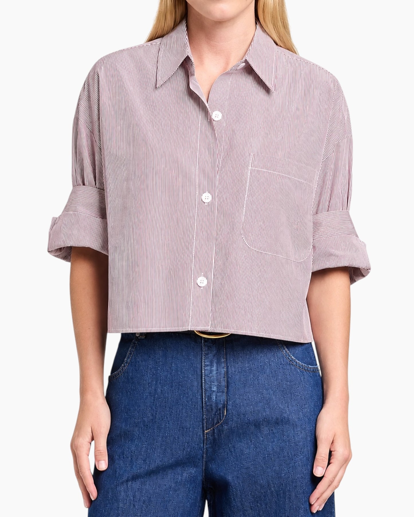 TWP Next Ex Wine Stripe Top