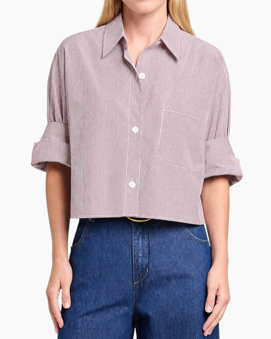 TWP Next Ex Wine Stripe Top