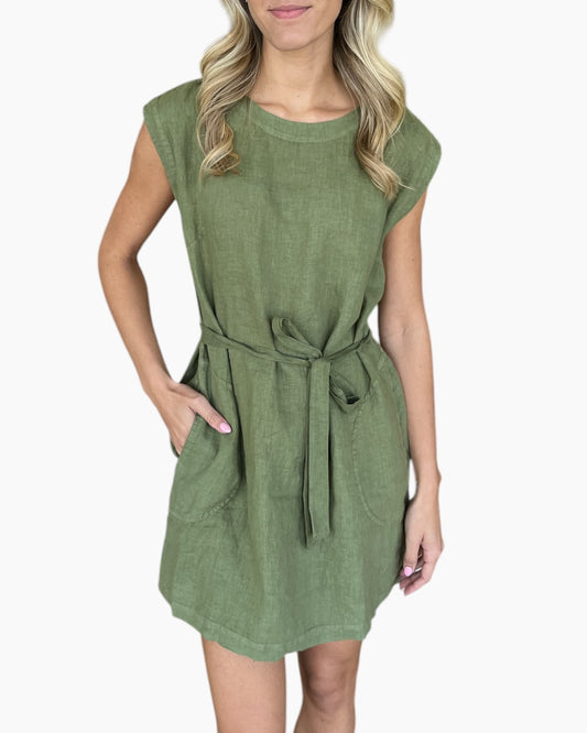 Velvet Lara Linen Dress