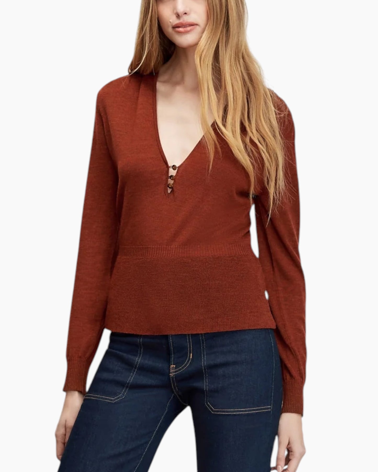 Veronica Beard Zainen Knit Top