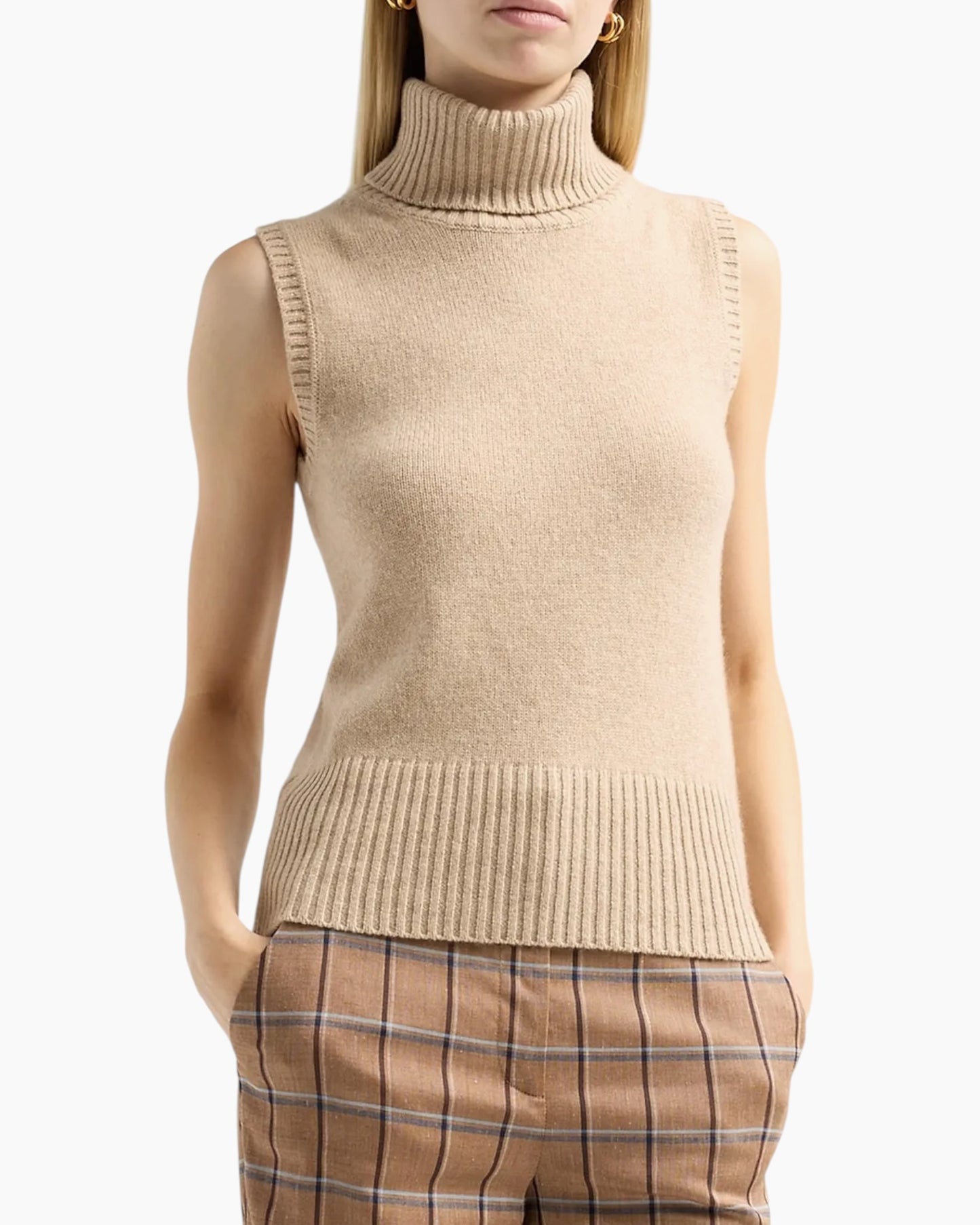 Veronica Beard Mazzy Cashmere Shell