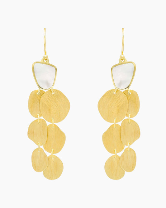 Marcia Moran Heather Mother of Pearl Earrings