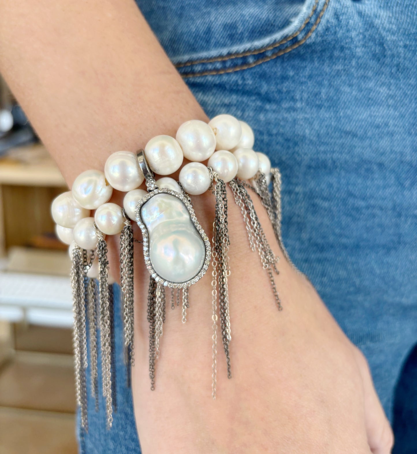 The Woods Fine Jewlery Pearl Bracelet