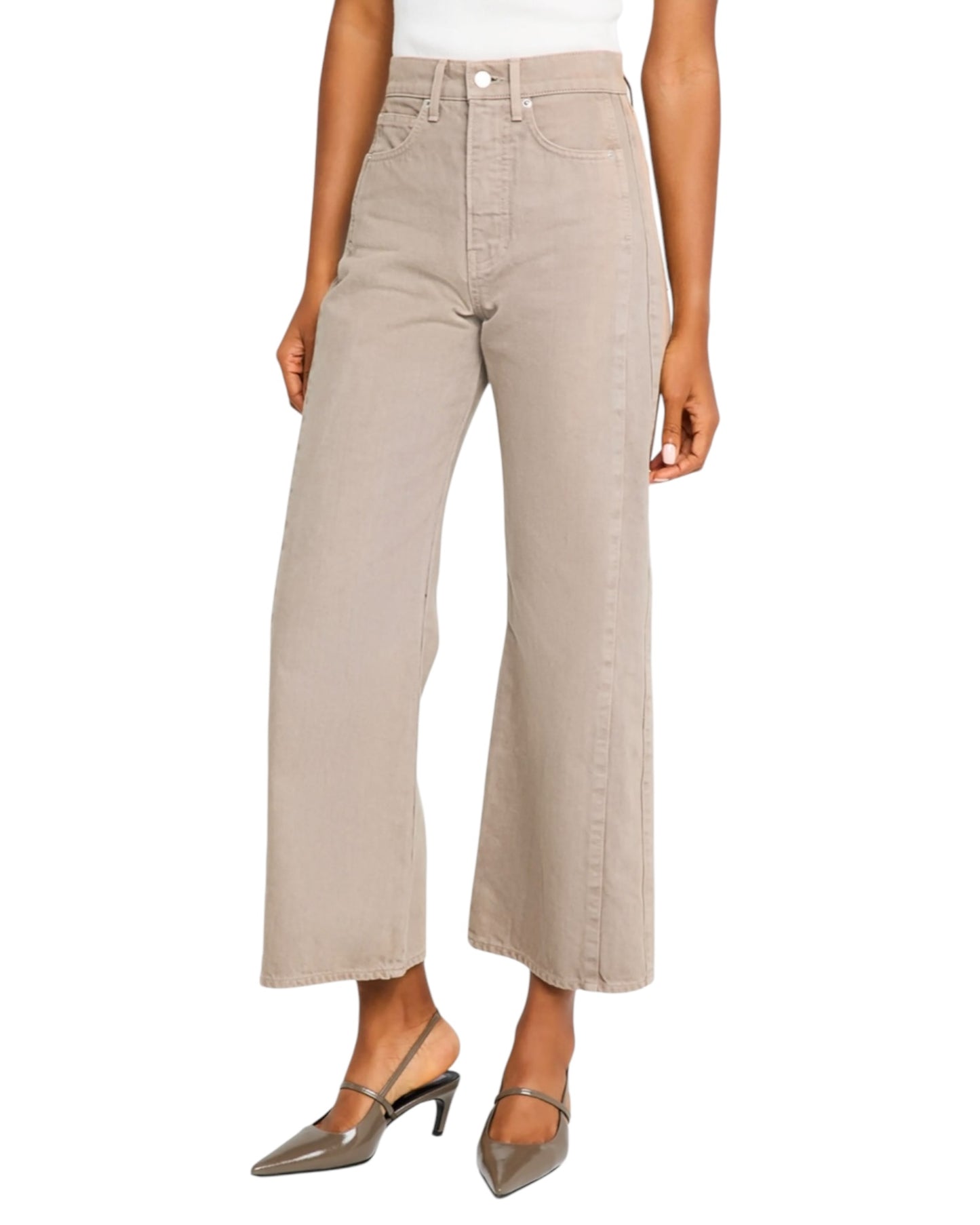 Veronica Beard Taylor Cropped High Rise Jean