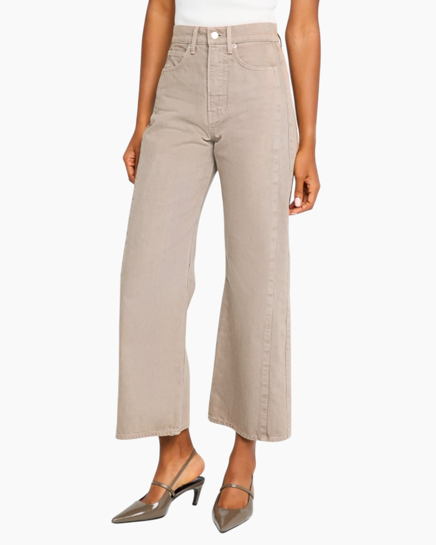 Veronica Beard Taylor Cropped High Rise Jean