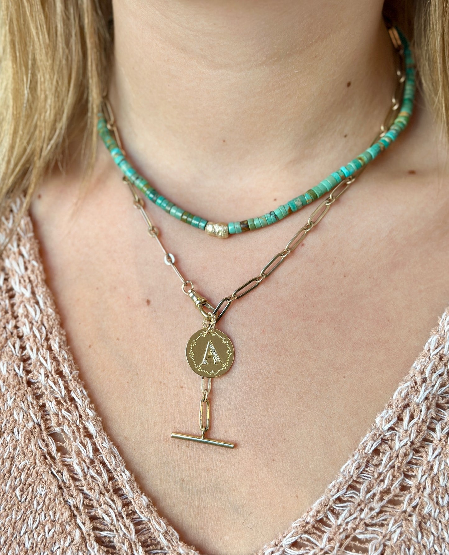 Pascale Monvoisin Alphabet Pendant - A