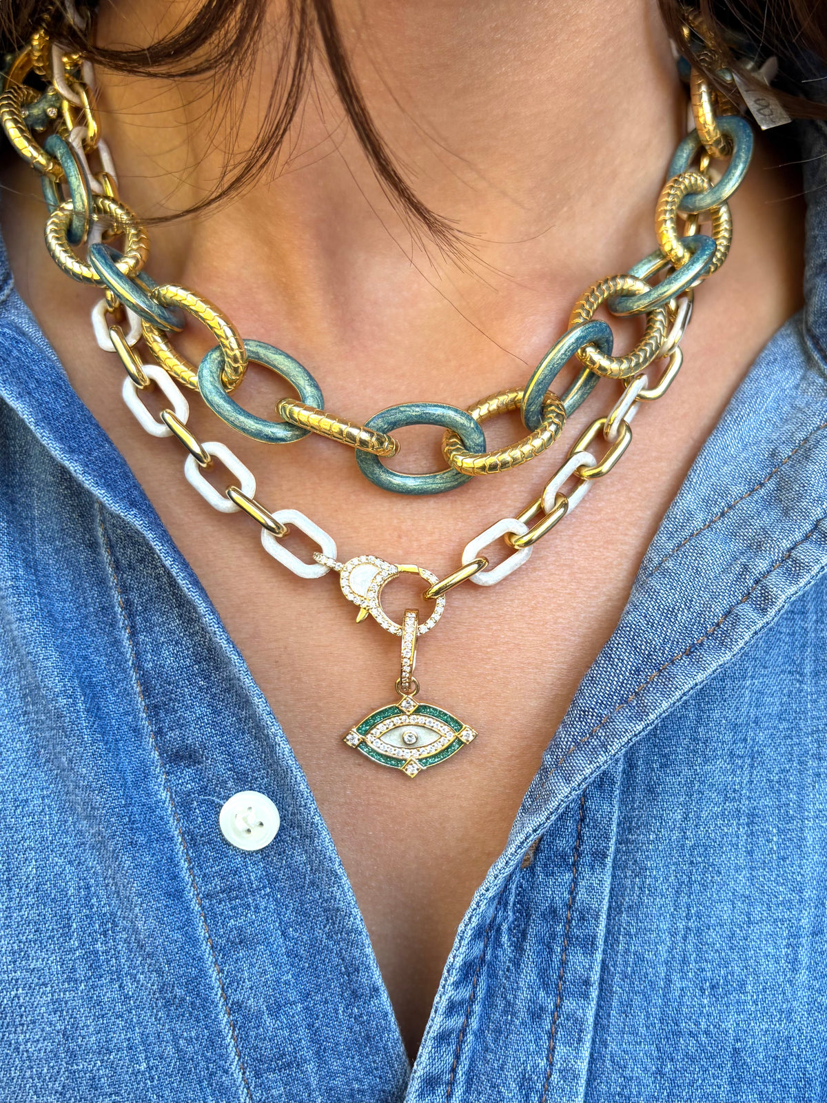 Royal Nomad Diamond Evil Eye Pendant
