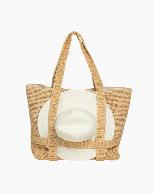 Hat Attack Original Straw Traveler Bag