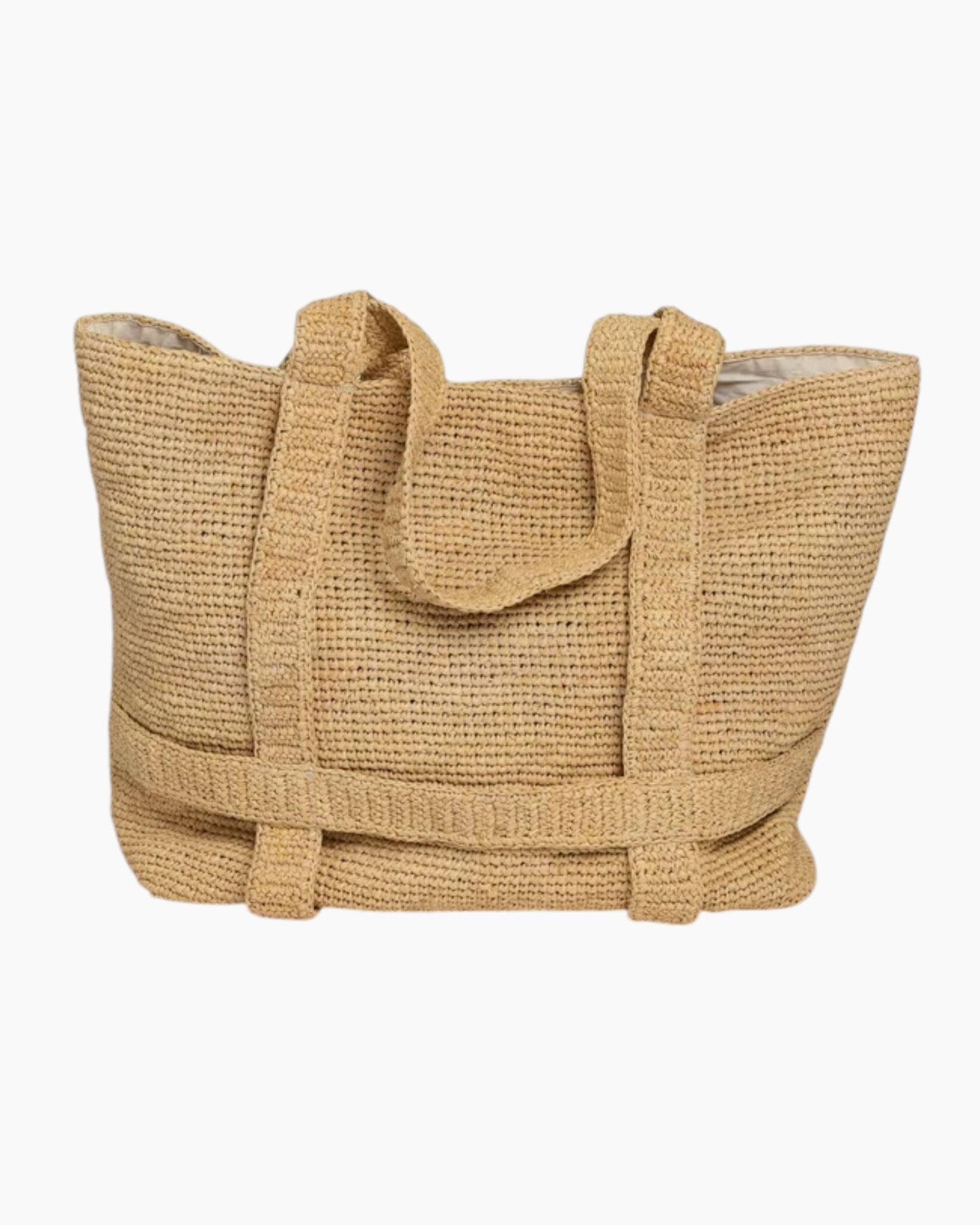 Hat Attack Original Straw Traveler Bag