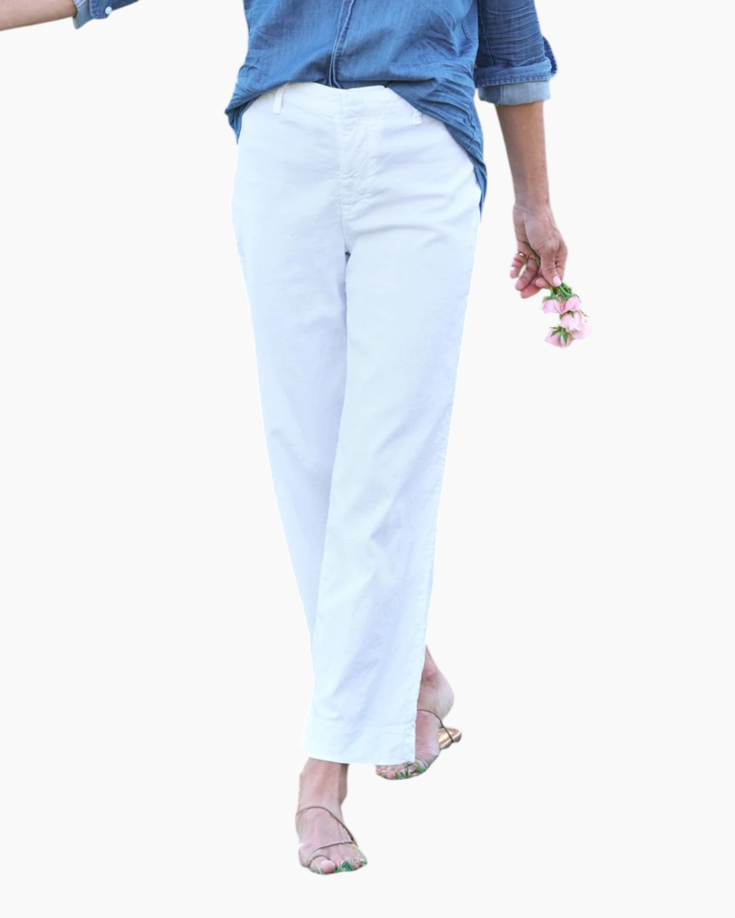 Frank & Eileen Wexford Trouser White