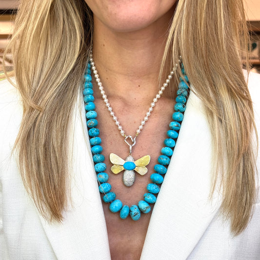 TRUNK-SHOW The Woods Turquoise Bee