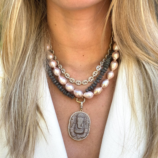 TRUNK-SHOW The Woods Moonstone Ganash Pendant