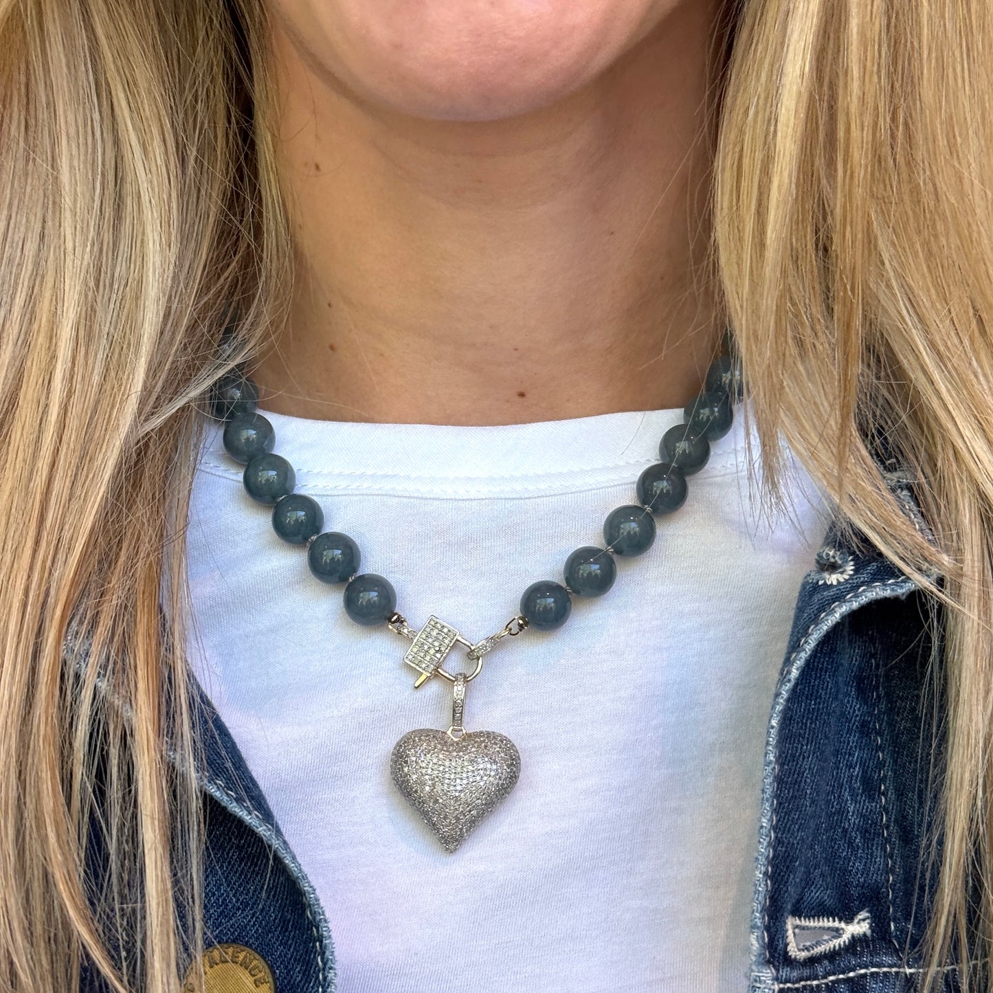 The Woods Puffy Heart Pendant