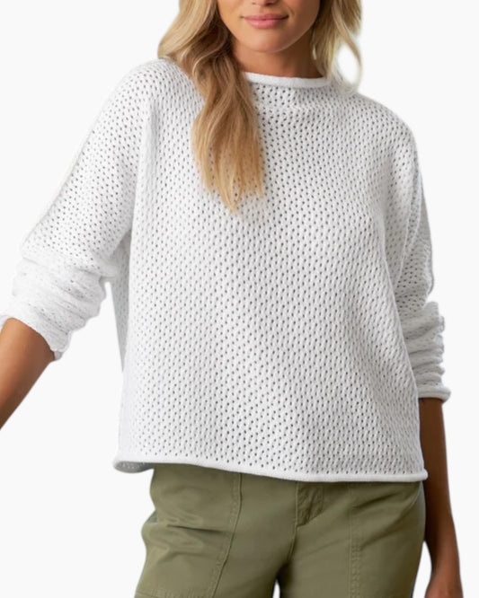 Frank & Eileen Monterey Sweater Pointelle