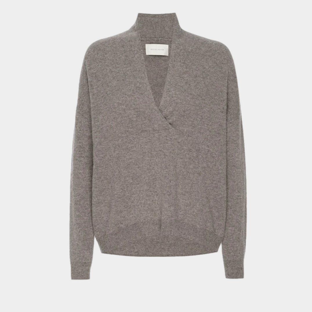 Brochu Walker Siena Wrap Neck Pullover