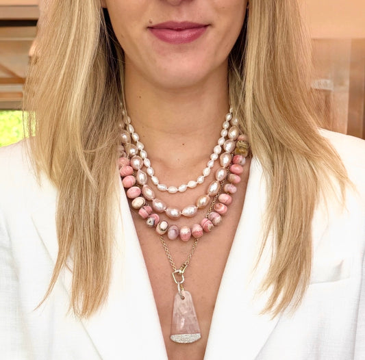 TRUNK-SHOW The Woods Rose Quartz Pendant