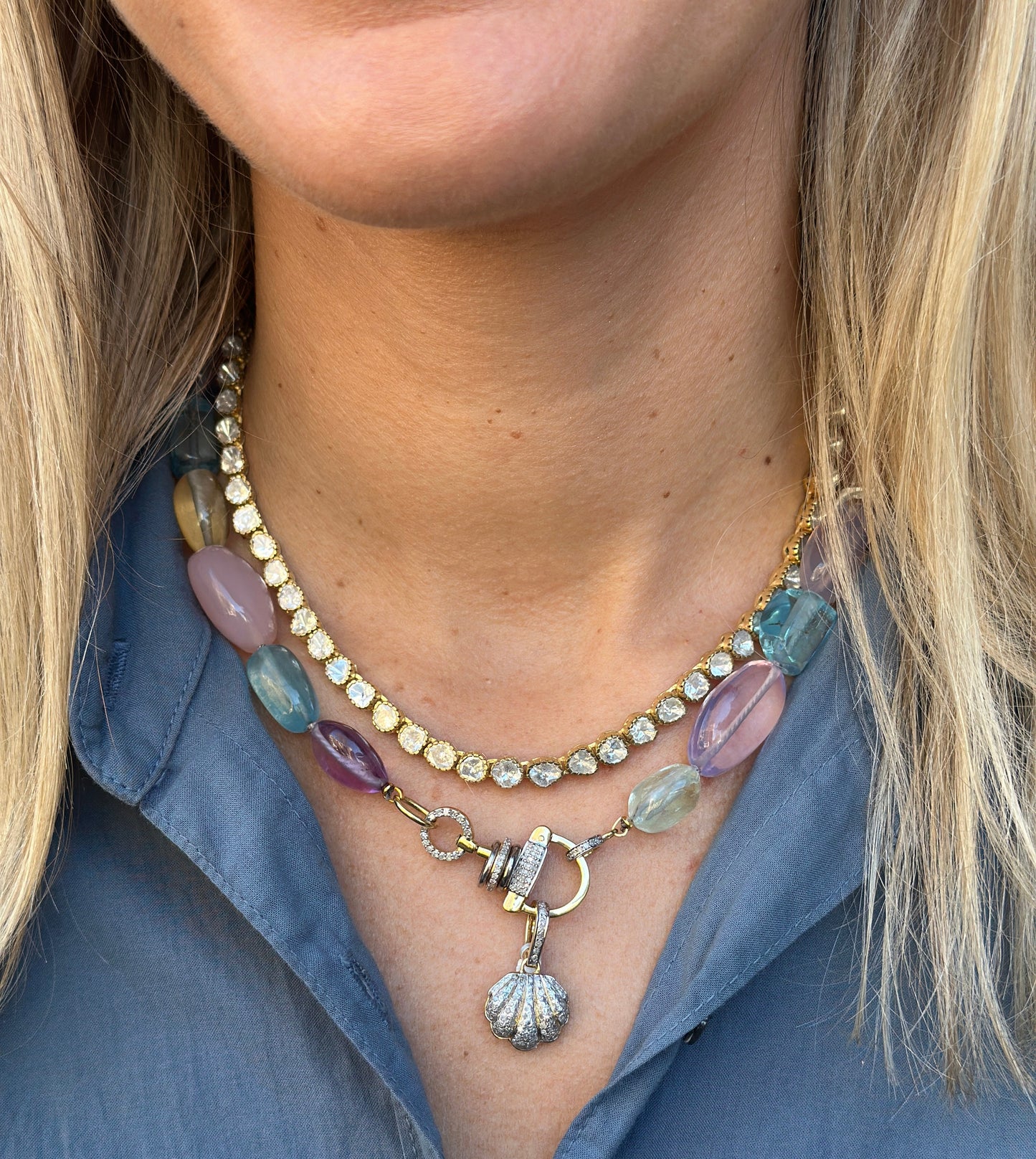 TRUNKSHOW The Woods Rose Cut Diamond Necklace