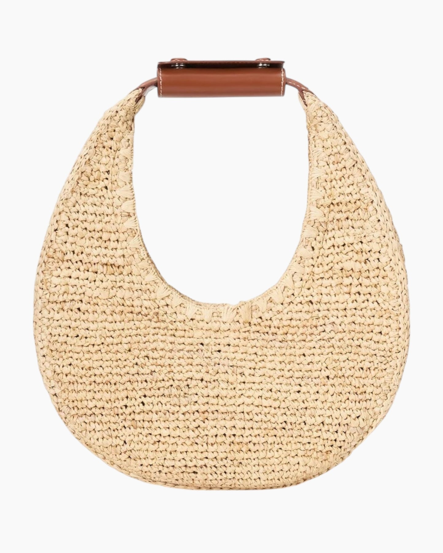 Staud Moon Raffia Bag