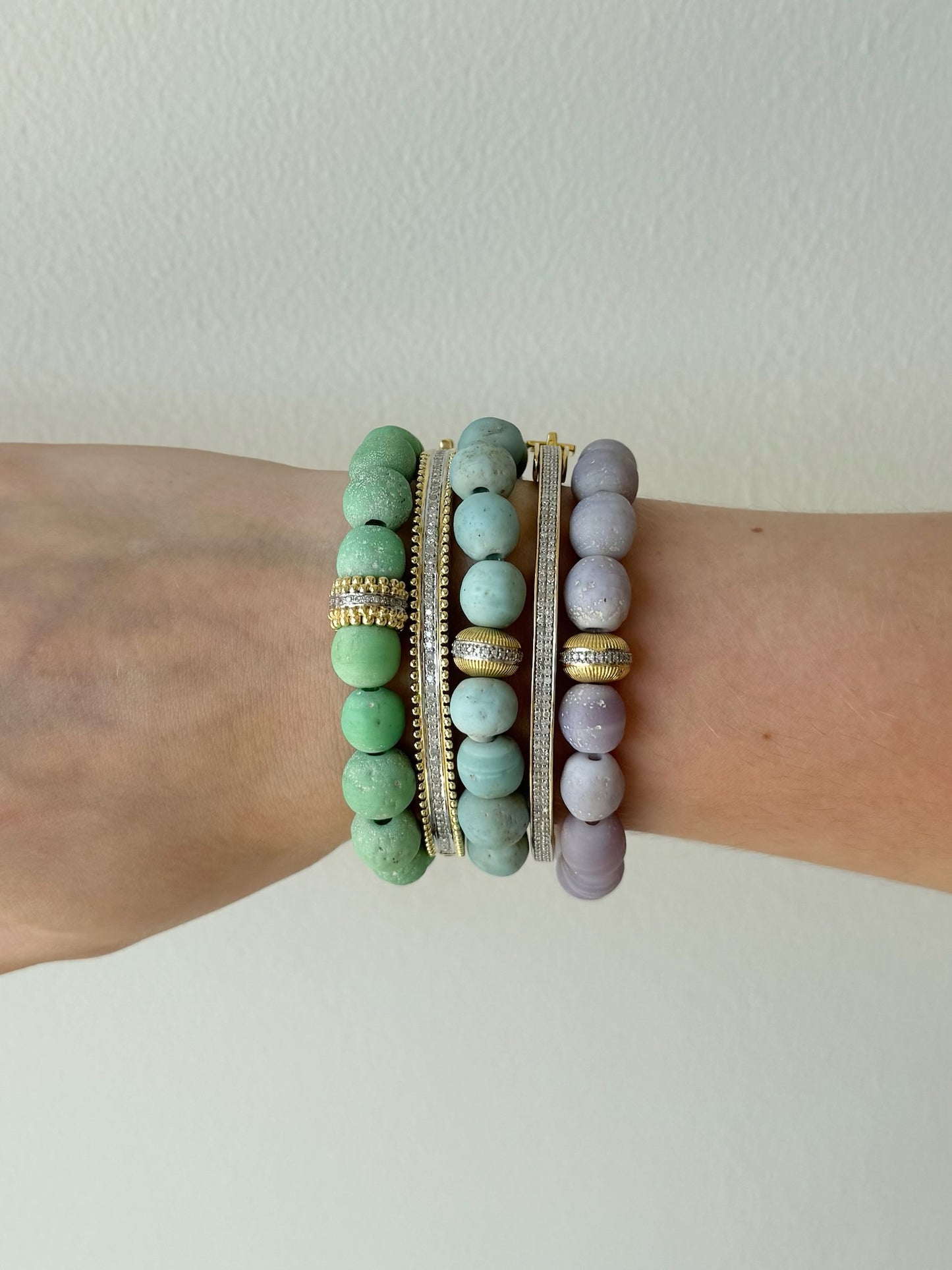 TRUNKSHOW The Woods Fine Jewelry Double Row Brass Bangle