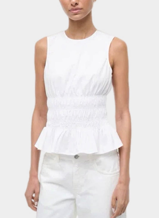 Staud Culver Peplum Top