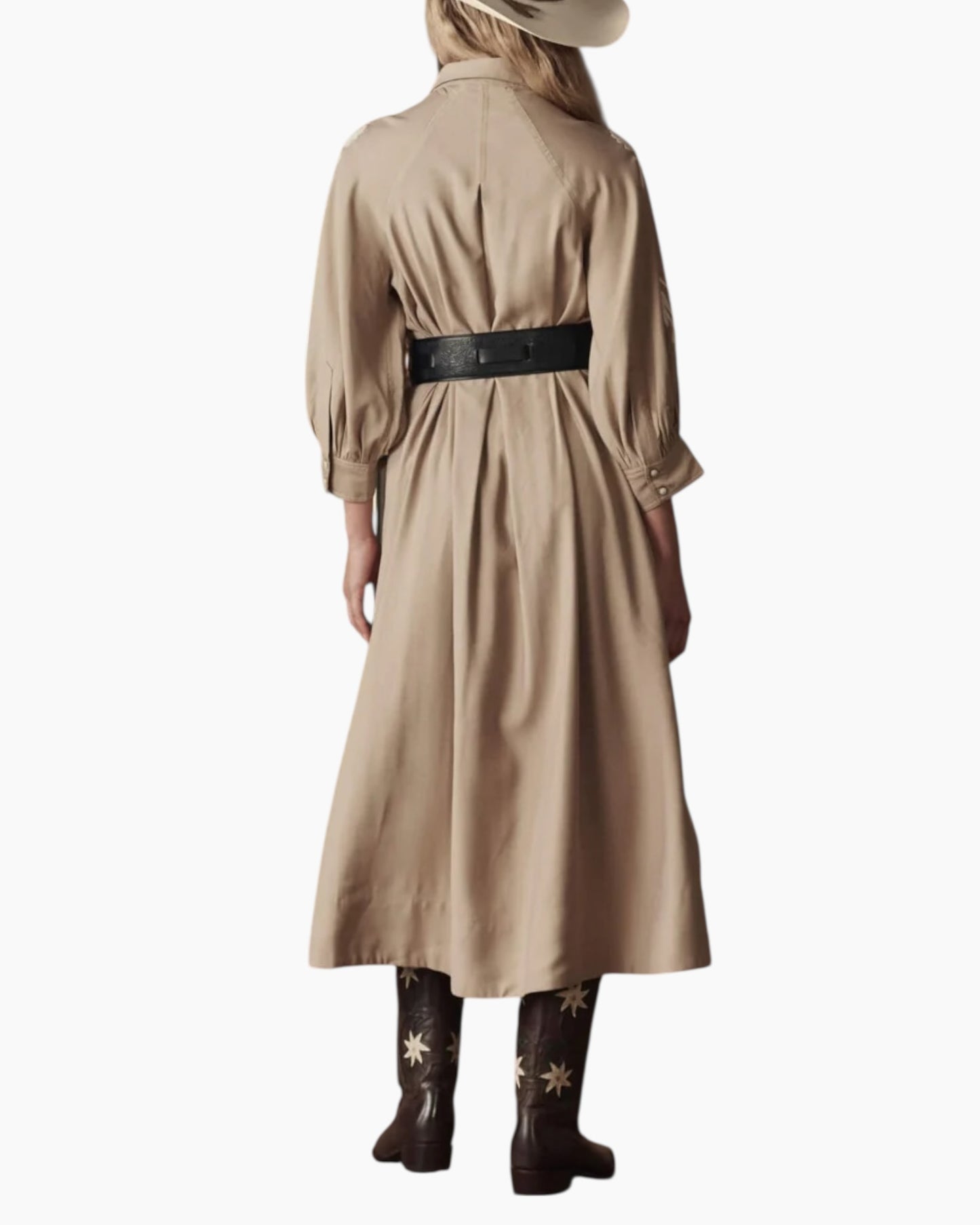 The Great X Stetson Herd Embroidered Dress