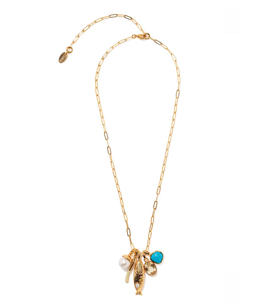 Lizzie Fortunato Sardina Charm Necklace
