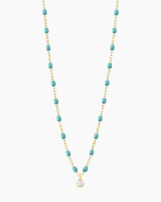 Gigi Supreme Turquoise 1 Diamond Necklace