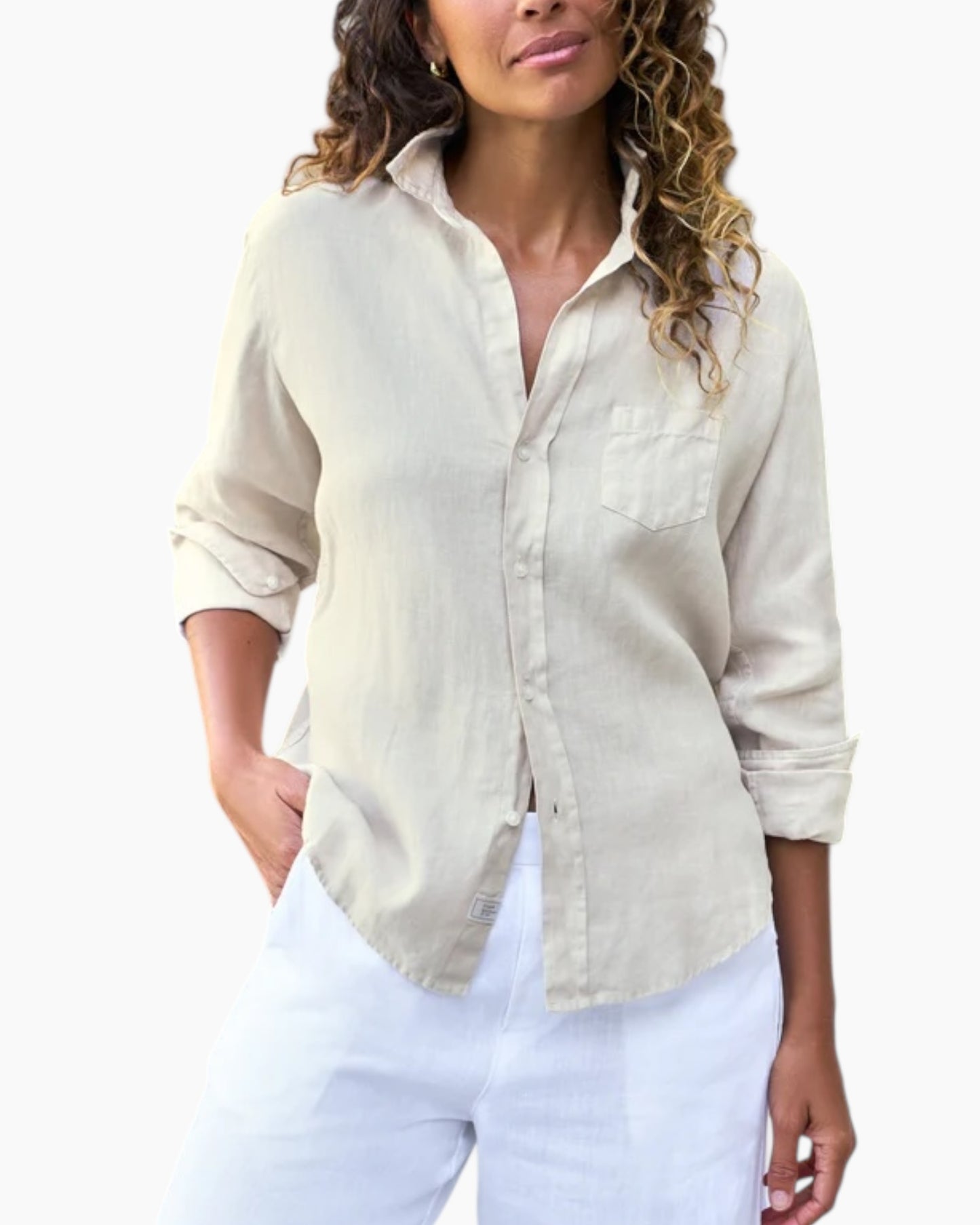 Frank & Eileen Eileen Linen Button Up