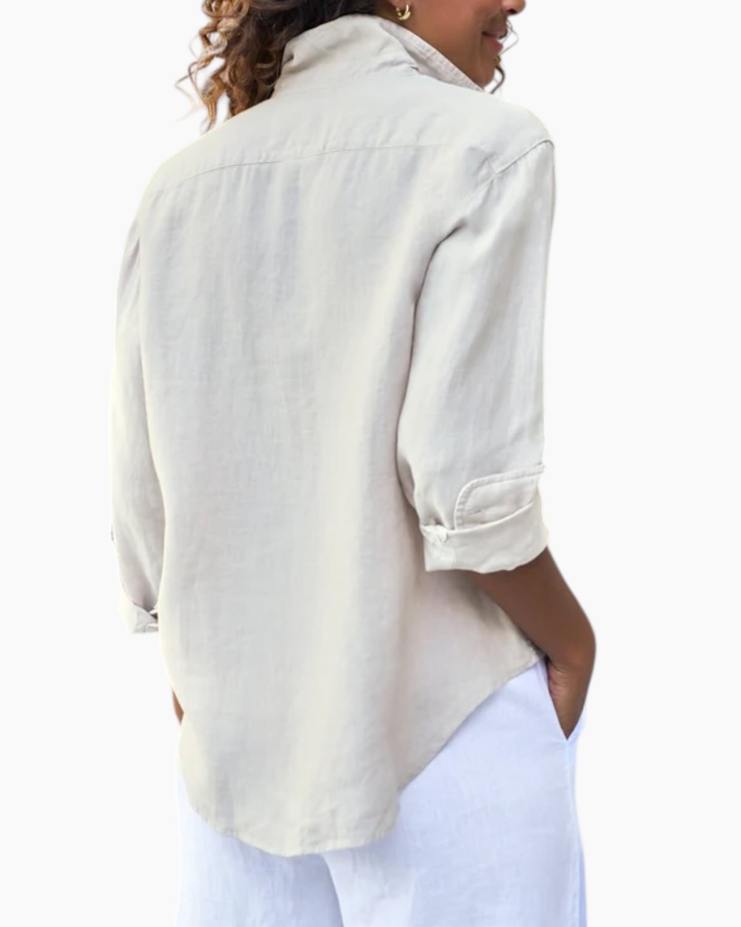 Frank & Eileen Eileen Linen Button Up
