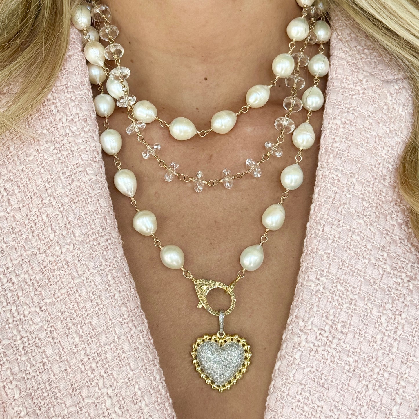 TRUNKSHOW The Woods Fine Jewelry Crystal Quartz Chain 17"
