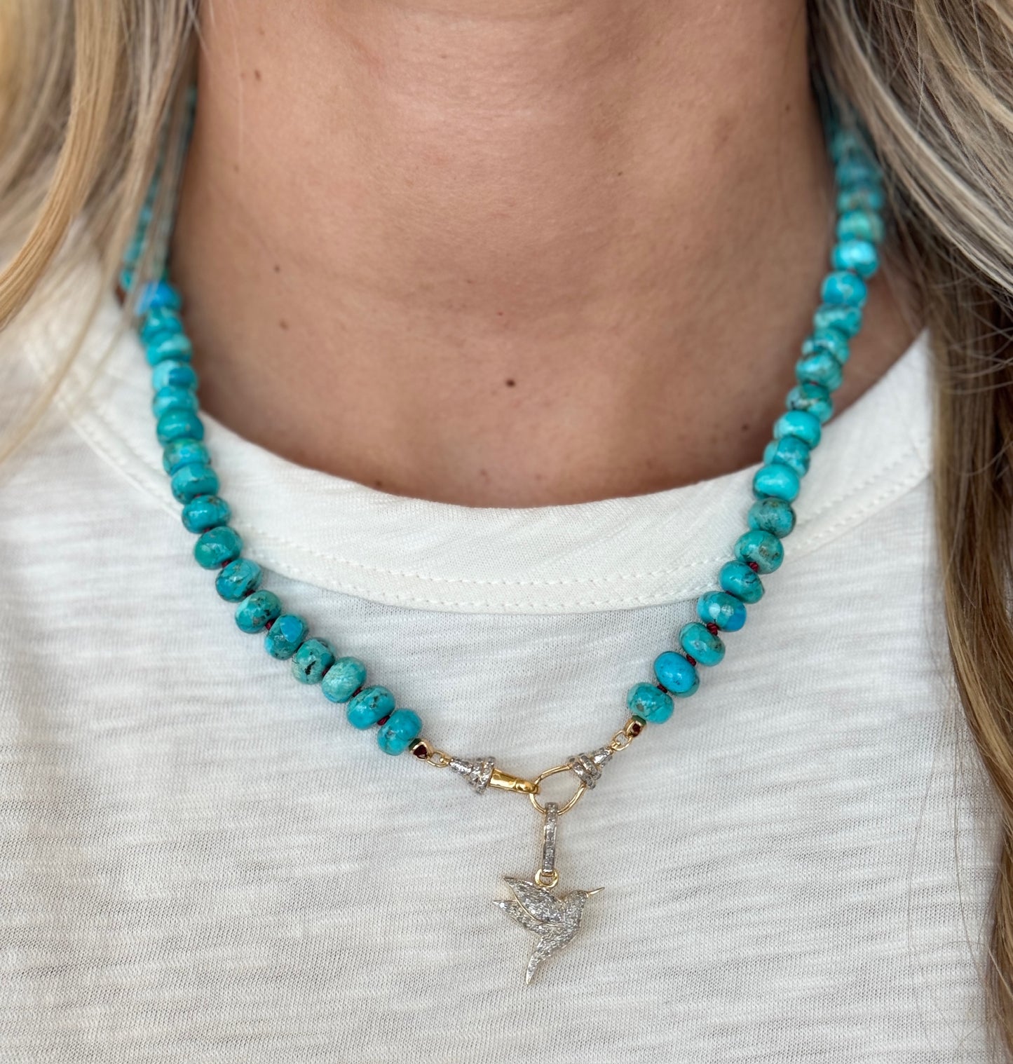 TRUNKSHOW The Woods Turquoise Chain 18"