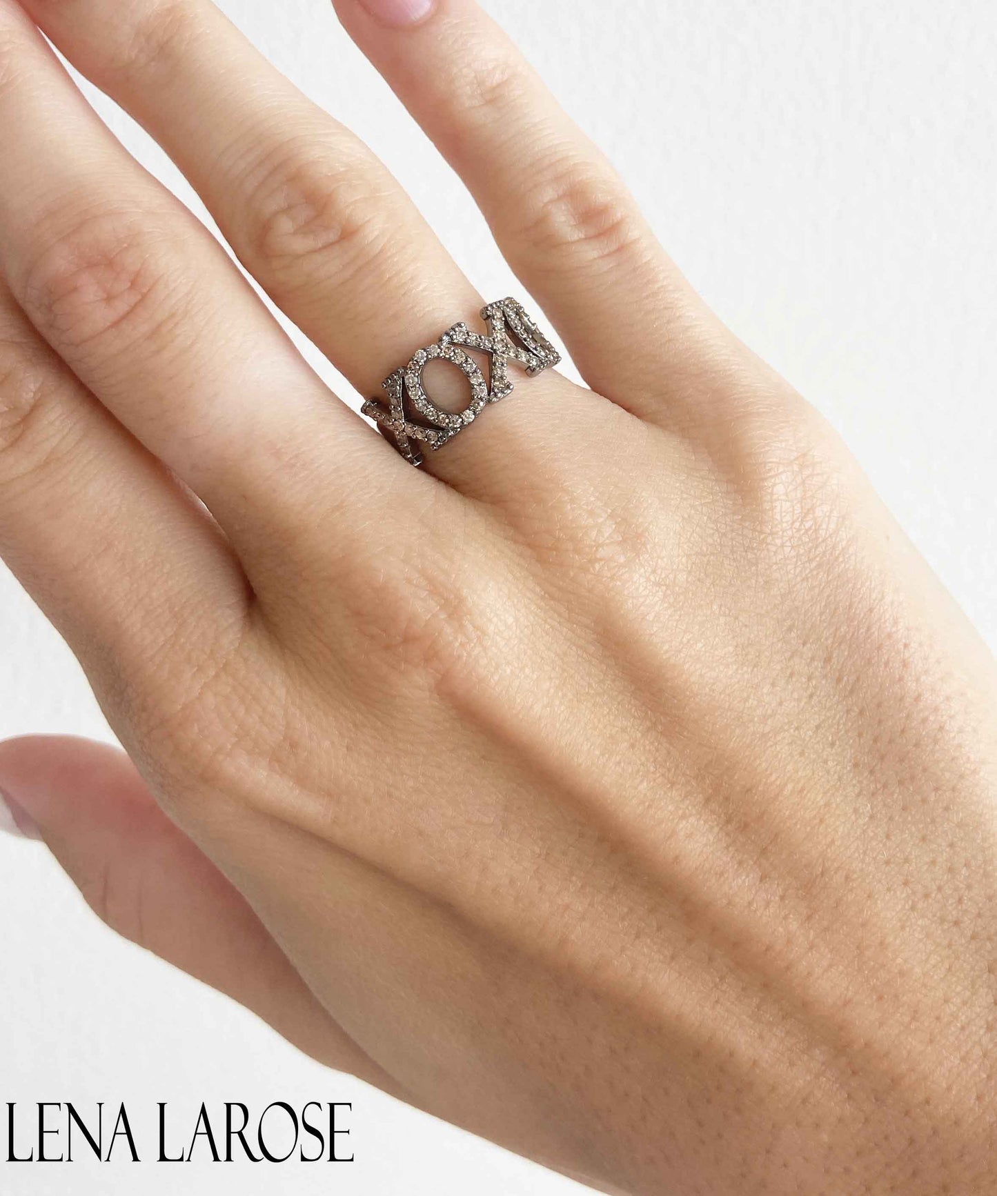 Vintage La Rose XOXO ring