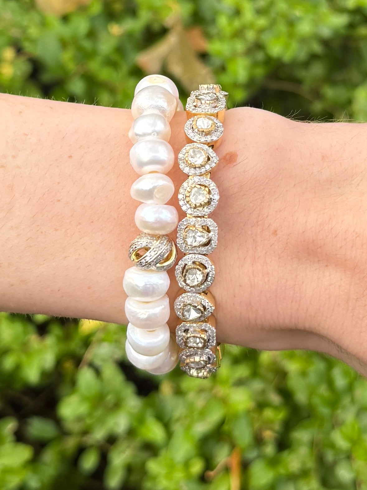 TRUNKSHOW The Woods Fine Jewelry Brass Rose Cut Cuff