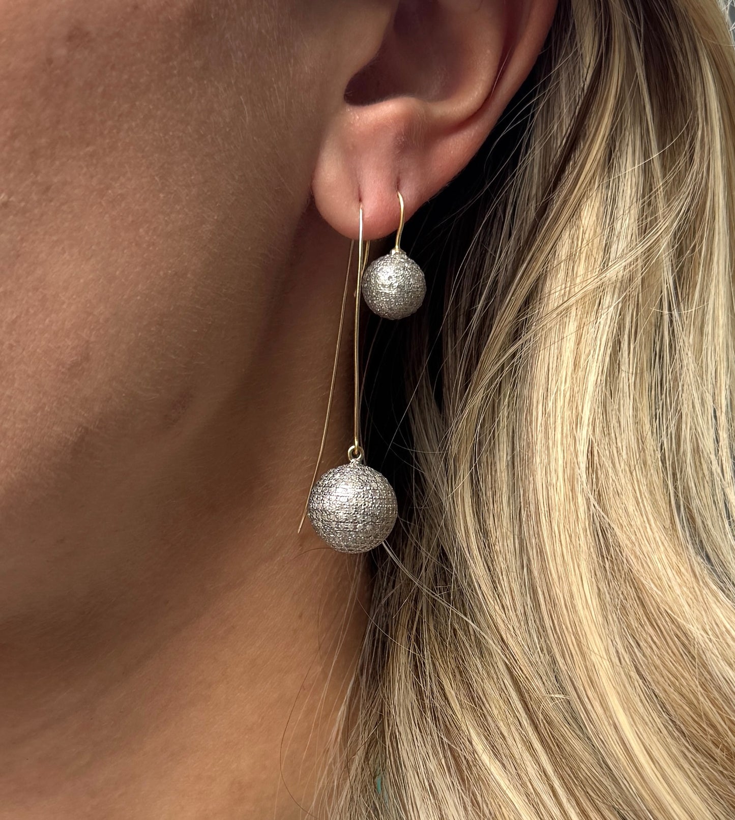 TRUNKSHOW The Woods Disco Diamond Earrings