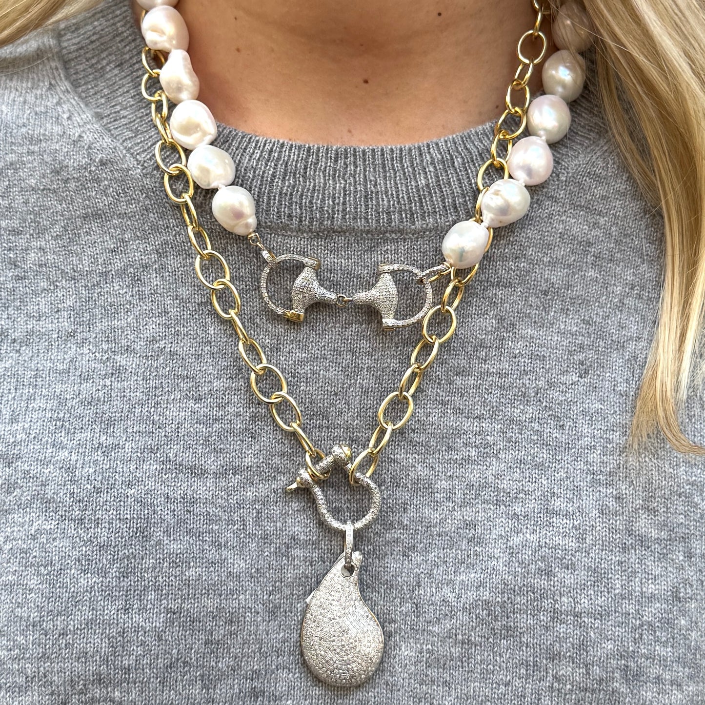 TRUNKSHOW The Woods Fine Jewelry Oyster Shell Pendant