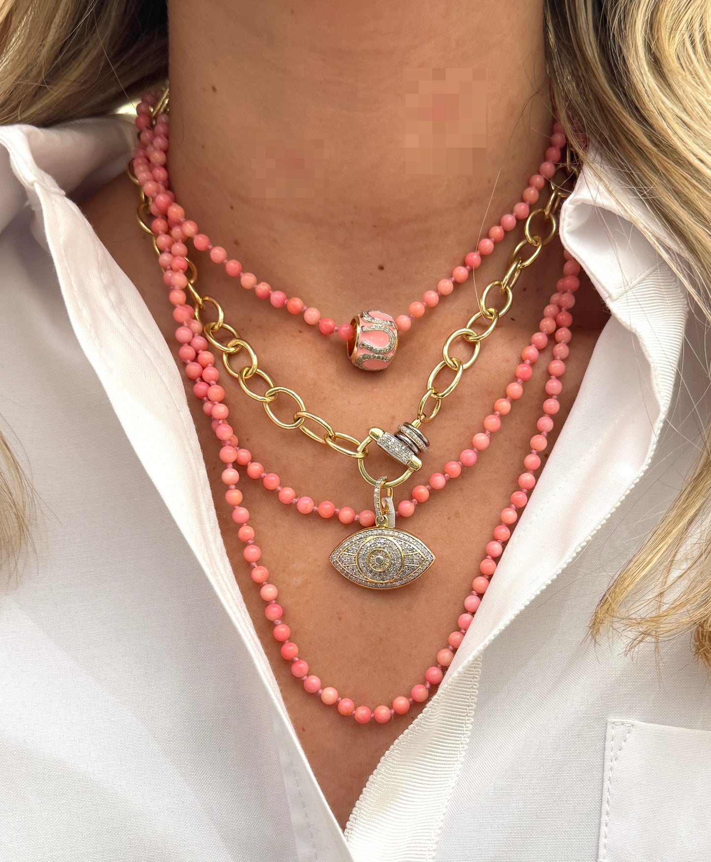 TRUNKSHOW The Woods Fine Jewelry Evil Eye Pendant