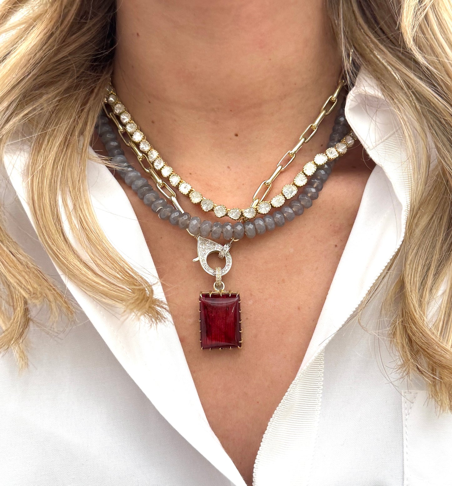 TRUNKSHOW The Woods Rose Cut Diamond Necklace