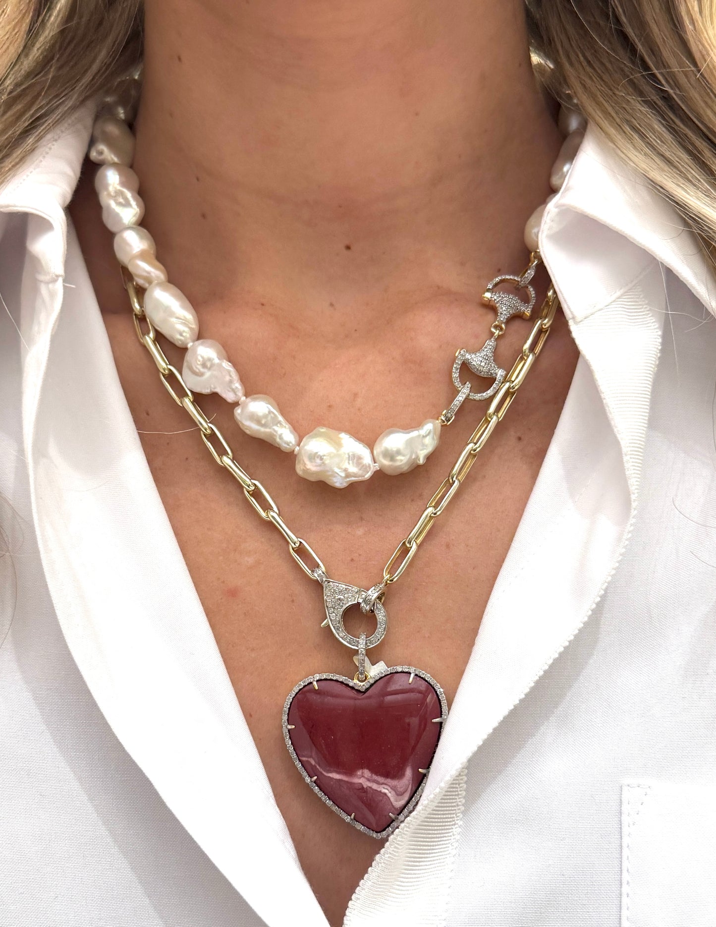 TRUNKSHOW The Woods Paperclip Diamond Chain