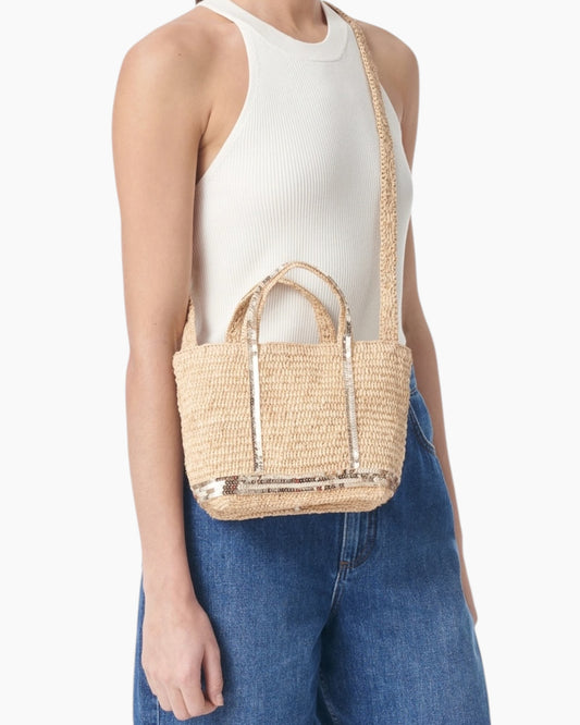 Vanessa Bruno Raffia Cabas Tote XS