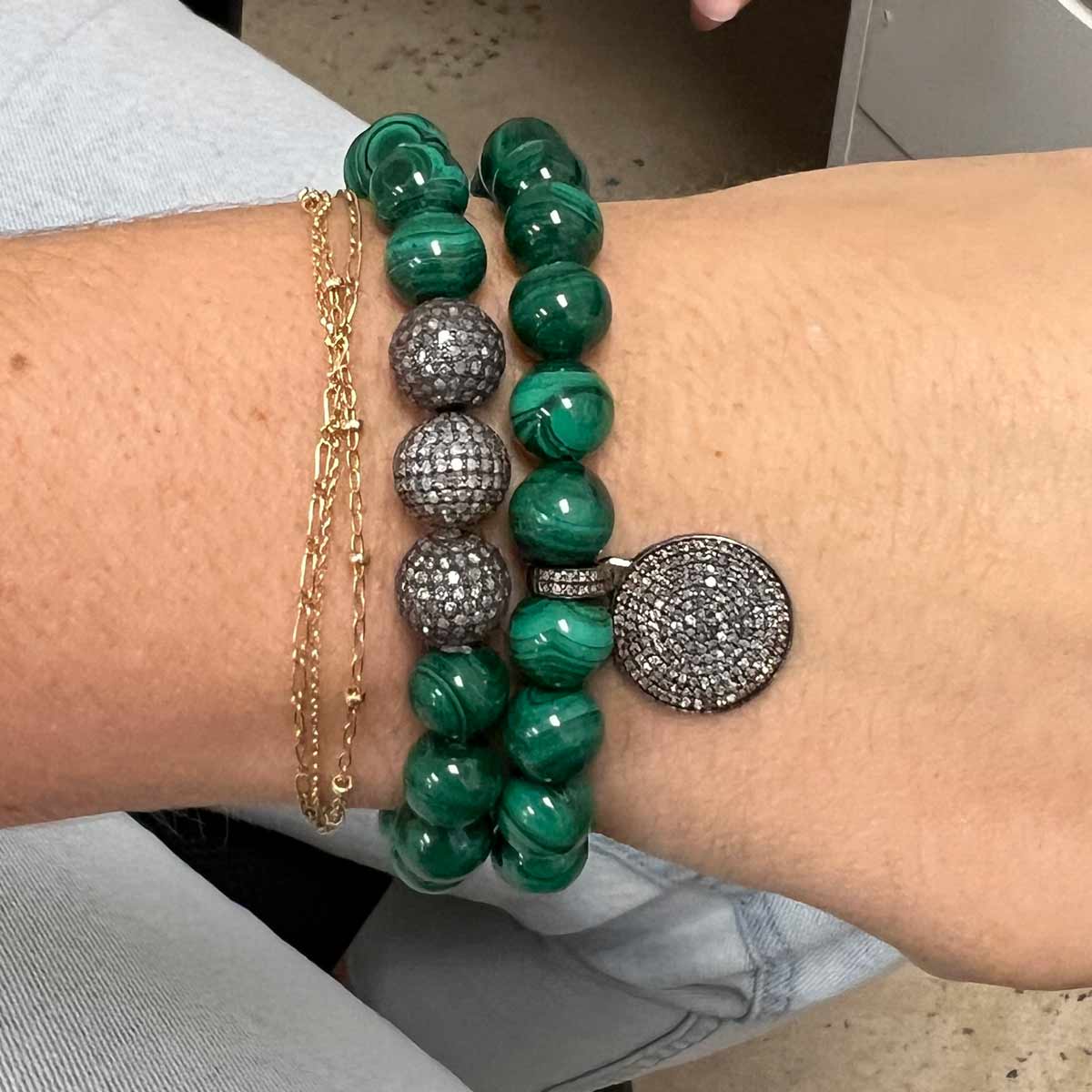 Sample Sale Malachite Bracelet