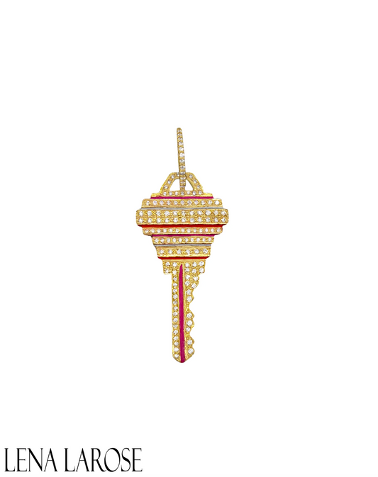 Royal Nomad Magenta Key Pendant