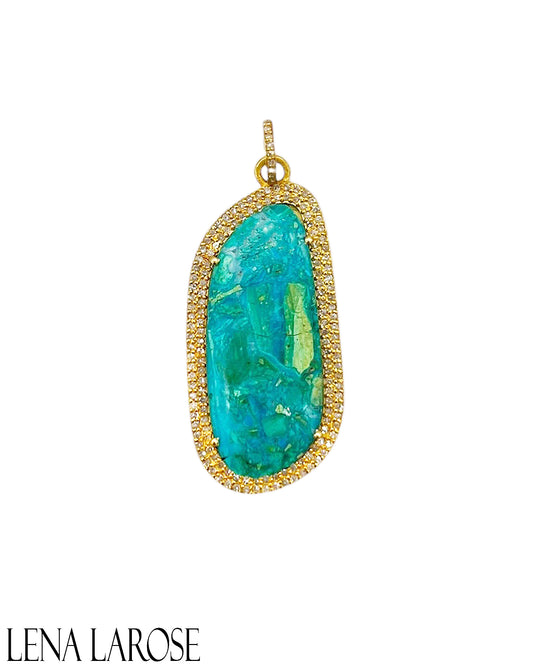 The Woods Azurite Malachite Pendant