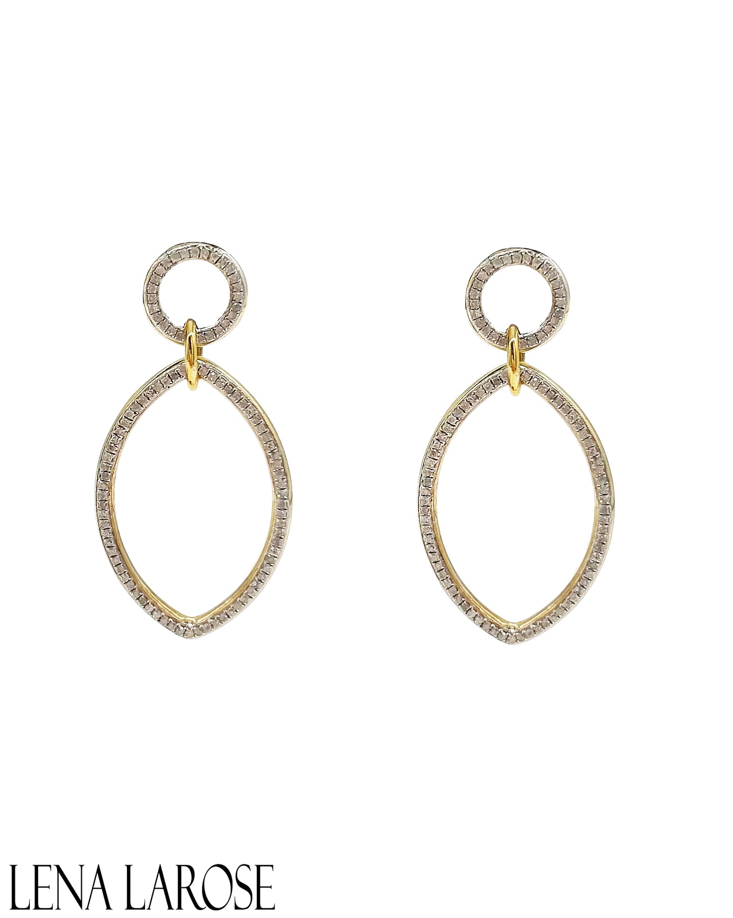 The Woods Oval Drop Earrings