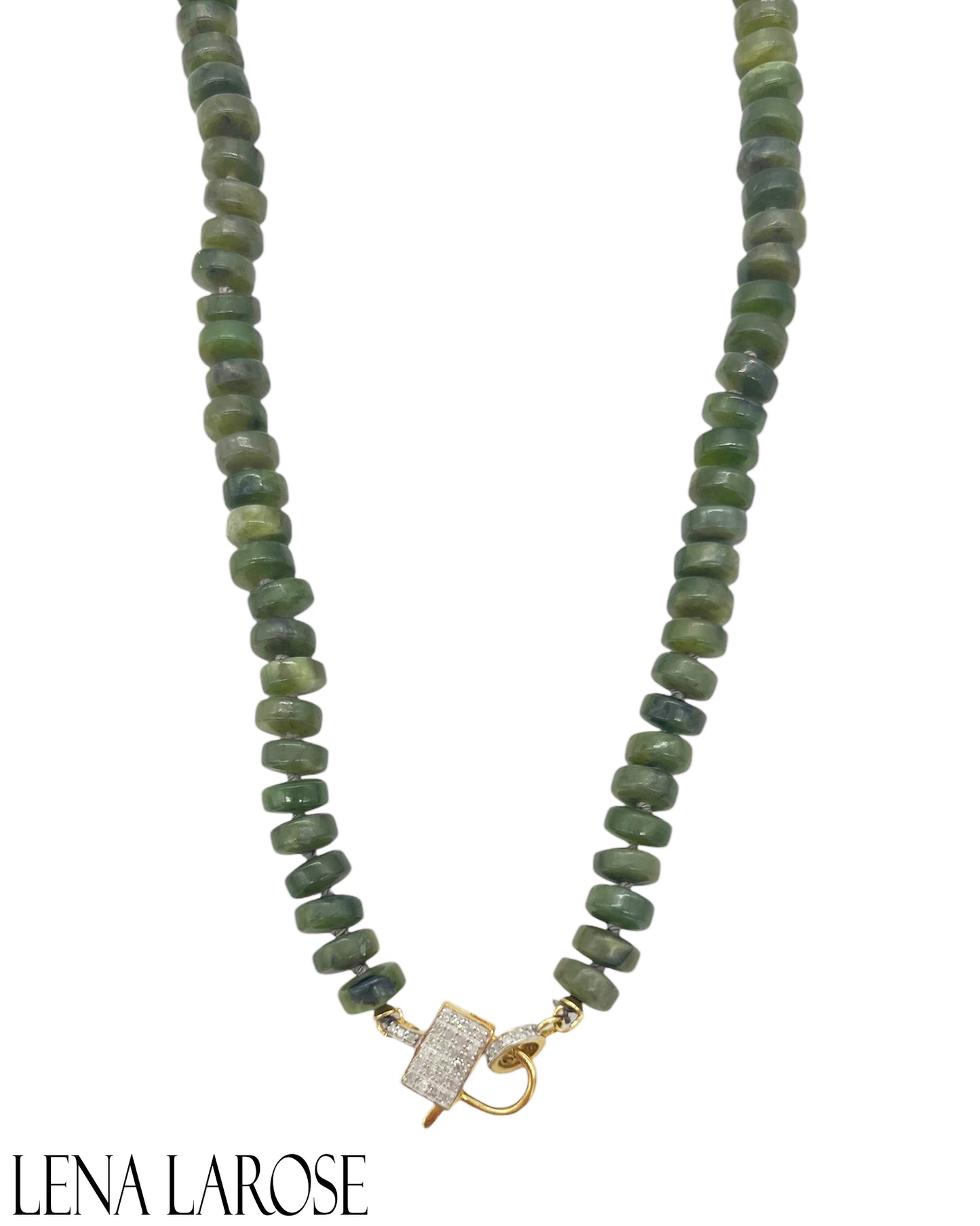 The Woods Fine Jewelry Jade Chain 17.5"